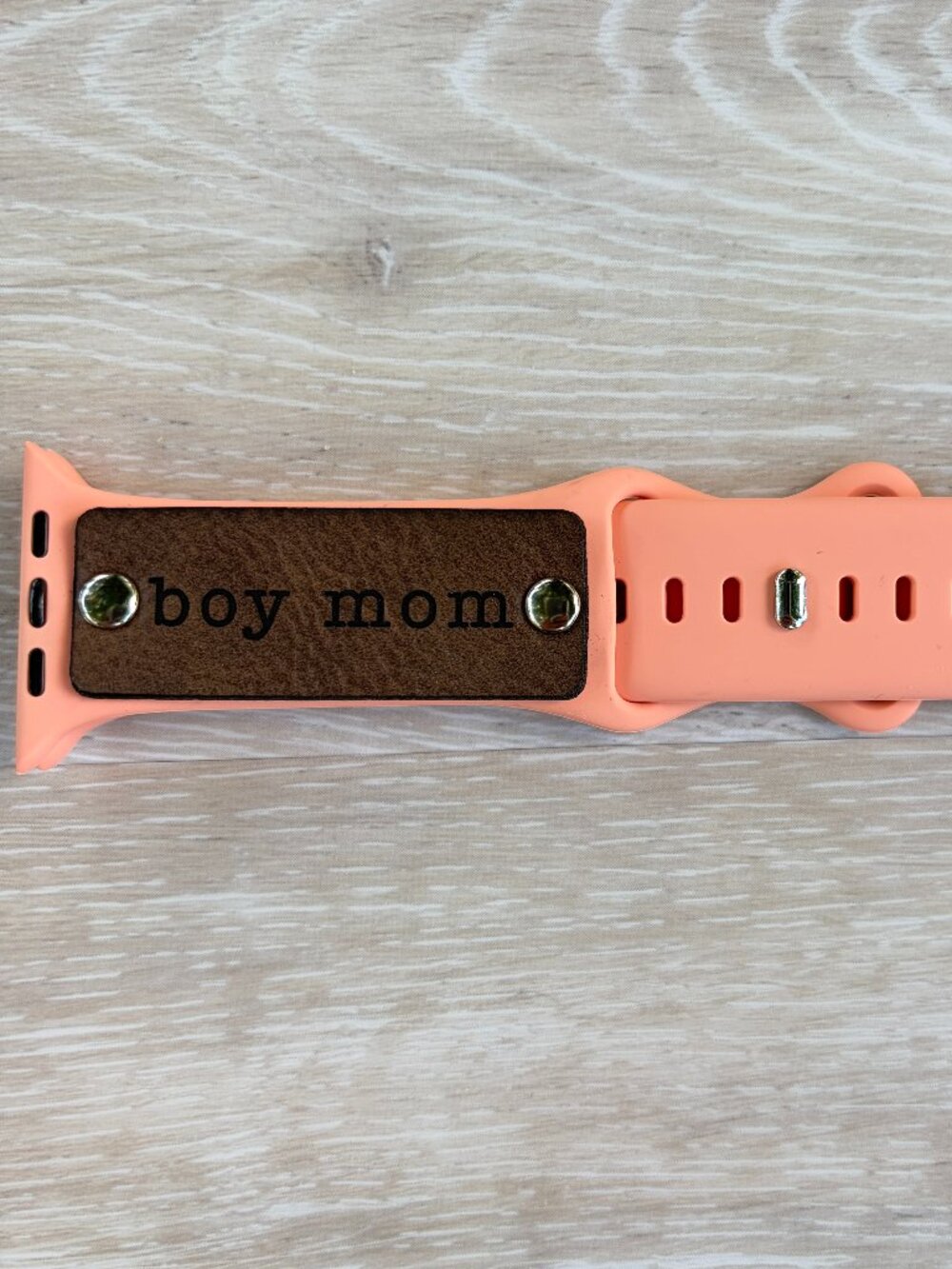 🧡 NEW Orange "Boy Mom" Smart Watch Band • 42/44/45/46/49mm